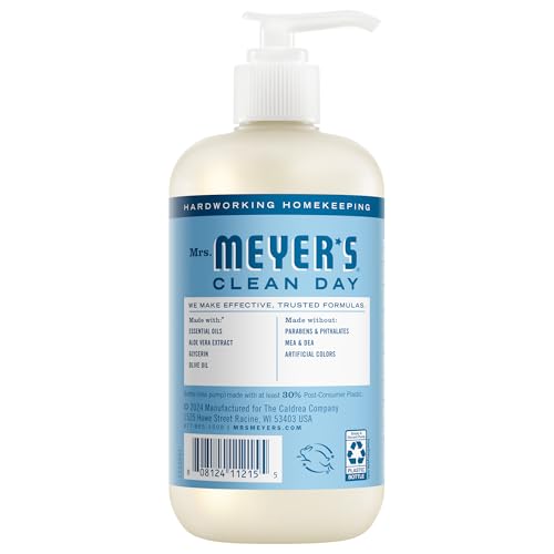Mrs. Meyer's Clean Day Hand Soap - Rain Water Scent, 3 Pack, 12.5 Fl Oz