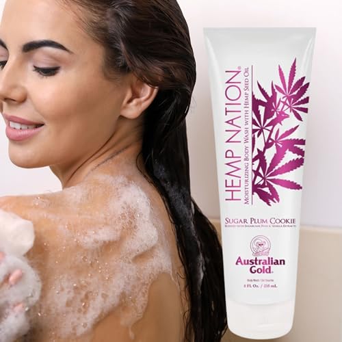 Australian Gold Hemp Nation Sugar Plum Cookie Body Wash 8oz