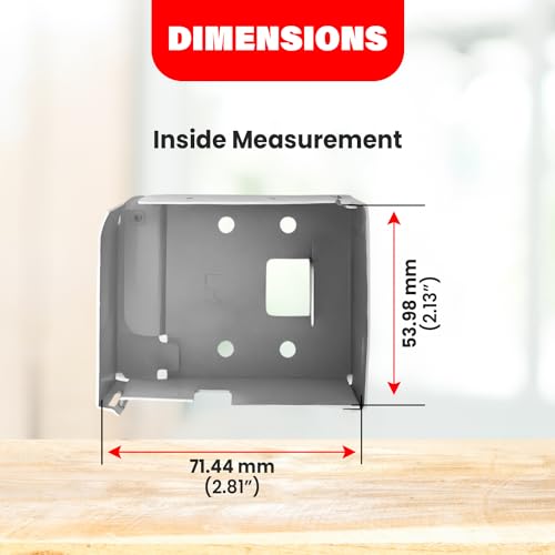 Box Mounting Brackets for 2.5" Horizontal Blinds - White, 1 Pair