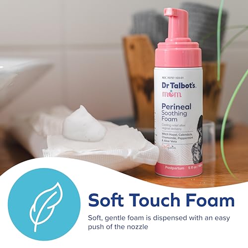 Dr. Talbot's Mom Witch Hazel Perineal Soothing Foam ? Cooling Relief for Postpartum Care ? 5 Fl oz