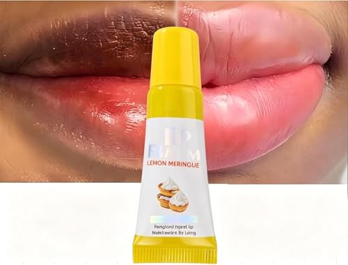 Lip Lightening Balm for Smokers - Natural Pink Lip Repair Moisturizer, Lemon Variation