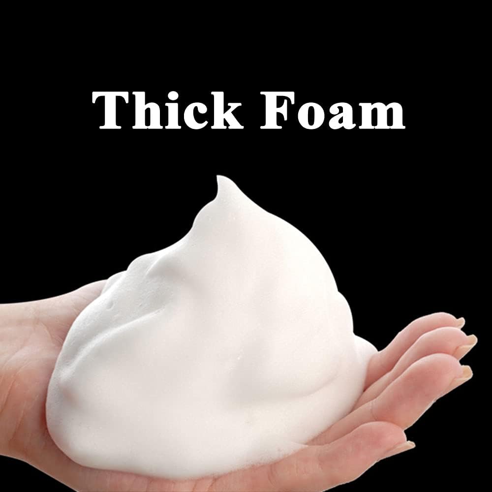 Foaming Dispenser Spray Bottle - 7oz Transparent Plastic Foam Pump | Travel Soap Container (2-Pack)