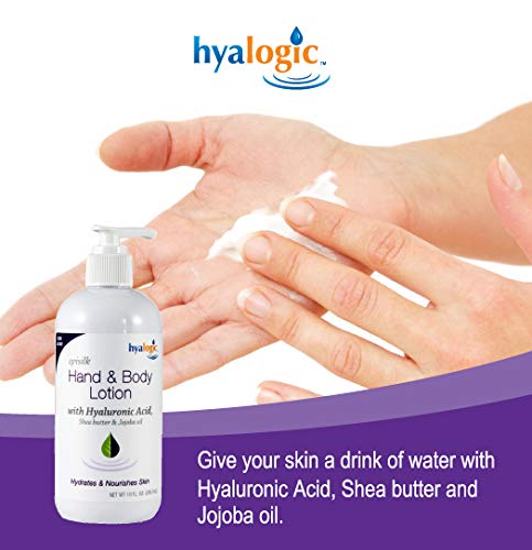 Hyalogic HA Hand & Body Lotion - Hydrating Moisturizer, 10 oz