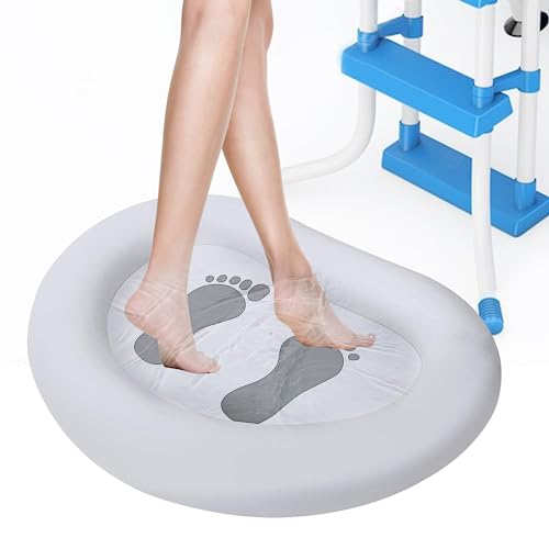 Inflatable Pool Foot Bath Basin for Easy Foot Cleaning