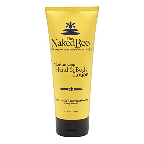 The Naked Bee Lavender & Beeswax Body Lotion - 6.7 oz Moisturizing Lotion for All Skin Types