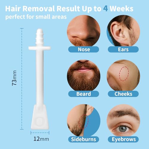 Galdino Nose Wax Sticks Kit - 50 Pcs for Facial Hair Removal