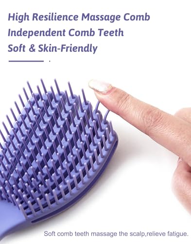 Curly Hair Scalp Massage Comb - Soft & Ergonomic Hair Care Tool