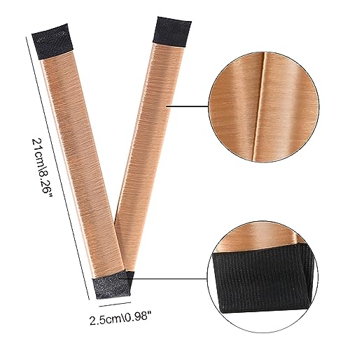 FORESRUM 4 Pcs Magic Donut Hair Bun Maker Set in Black/Brown/Coffee/Light Brown