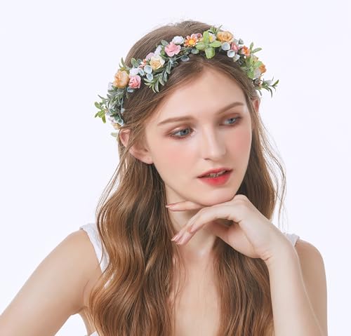 Fairy Flower Crown Woodland Headband Elf Floral Halo Headpiece - Variation 7