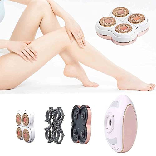 tuokiy Legs Hair Remover Replacement Head Compatible with Finishing Touch Flawless Electric Legs Shaver for Women,Rose Gold 2 Pack