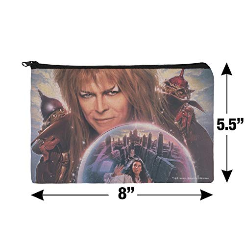 Labyrinth Jareth Goblin King Makeup Bag - Travel Cosmetic Pouch