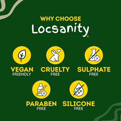 Locsanity 8oz Daily Moisturizing Rosewater & Peppermint Hair Scalp Spray for Locs & Dreadlocks - Natural Loc Care