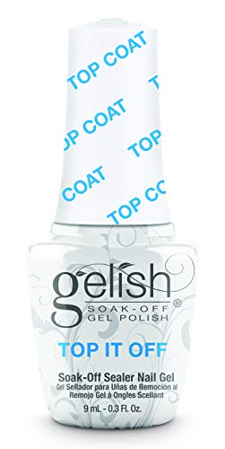 Gelish TOP IT OFF Mini 9ml Sealer Top Coat LED Gel Polish - High Gloss Shine (Variation: MINI Top It Off)