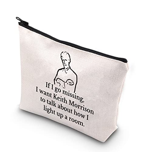 True Crime Podcast Makeup Bag - Canvas Cosmetic Organizer Gift