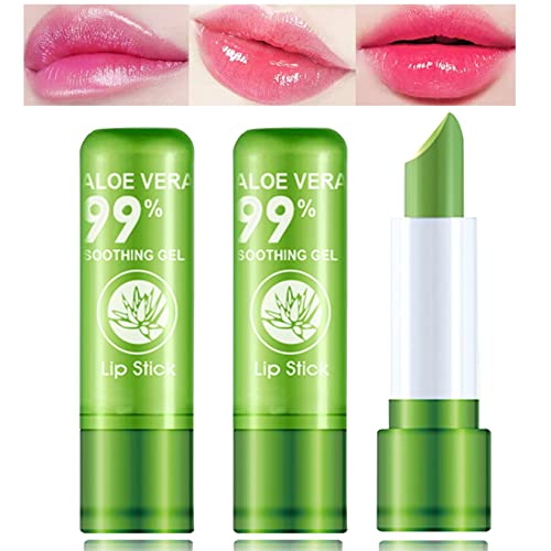 Aloe Vera Lipstick Set - Long-Lasting Color Changing Lip Balm