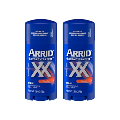 Arrid Extra Extra Dry Solid Antiperspirant Deodorant 2.6 oz (Pack of 2)