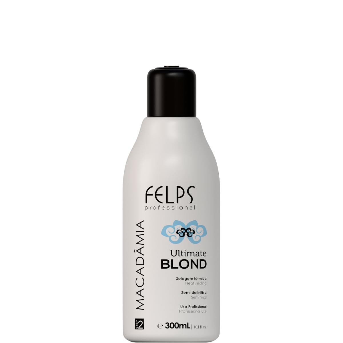 Felps Professional Ultimate Blond Macadamia Thermal Sealing Treatment, Professional Hair Care, Heat Protection, 300ml, 10.1 fl oz
