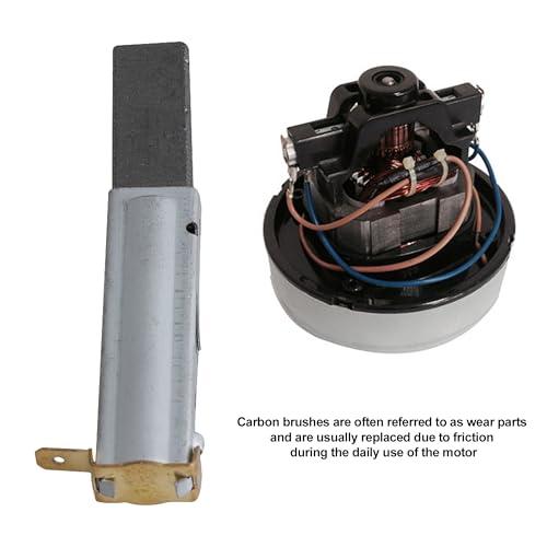 Vacuum Motor Carbon Brush Replacement - Pack of 2 for Easy Installation