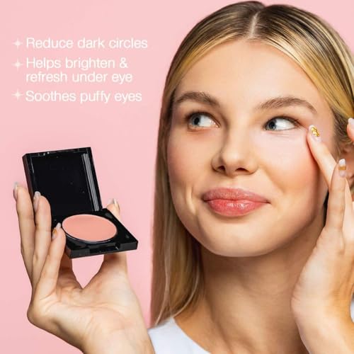 Palladio Under Eye Brightener with Caffeine & Vitamin E - Soft Pink