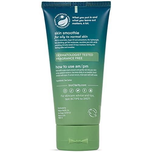 BioClarity Skin Smoothie Gel Moisturizer for Normal to Oily Skin, 2 Fl Oz