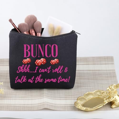 JNIAP Bunco Shhh Bag - Funny Cosmetic Bag for Bunco Gifts