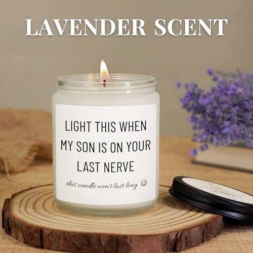 Humorous Lavender Candle Gift for Daughter-in-Law - 7oz