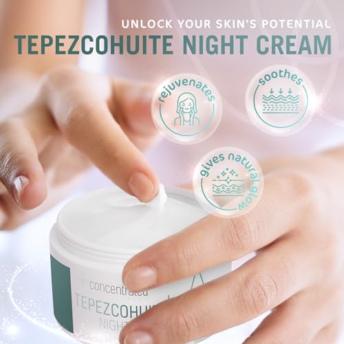 Tepezcohuite Night Cream with Hyaluronic Acid & Jojoba Oil - 2 oz