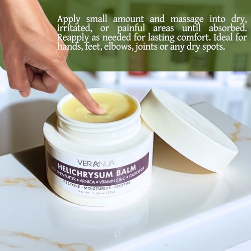 VeraNua Helichrysum & Arnica Balm – Organic Moisturizing Body Butter