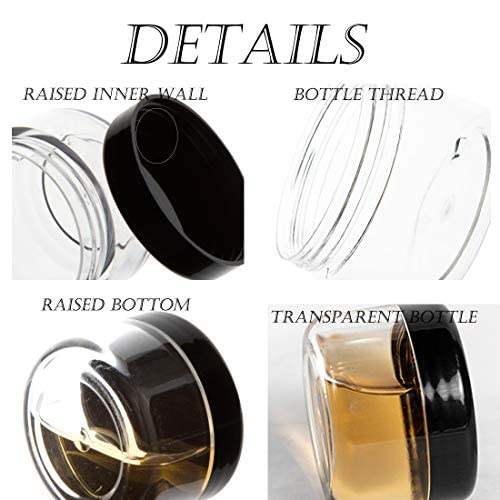 5 Gram Sample Containers with Lids - 25 Pack Reusable Cosmetic Jars