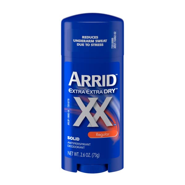Arrid Extra Extra Dry Solid Antiperspirant Deodorant 2.6 oz (Pack of 2)