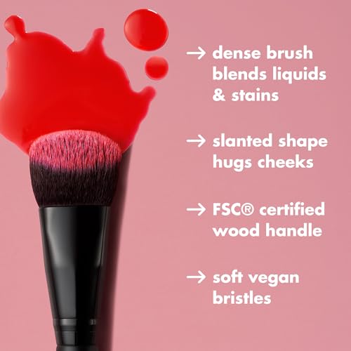 e.l.f. Liquid Blush Brush - Slanted Blending Brush for Cheeks