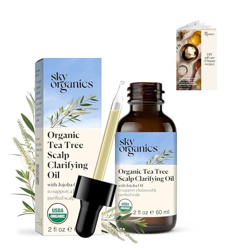 Sky Organics Tea Tree Scalp Clarifying Oil - 2 fl oz, USDA Organic