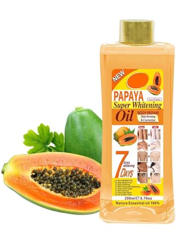 Natural Papaya Oil for Face & Body - 6.7oz Hydrating Oil