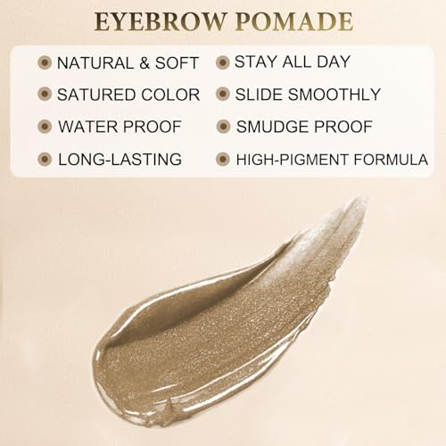 LAVONE Waterproof Long-Lasting Eyebrow Pomade - Dark Blonde