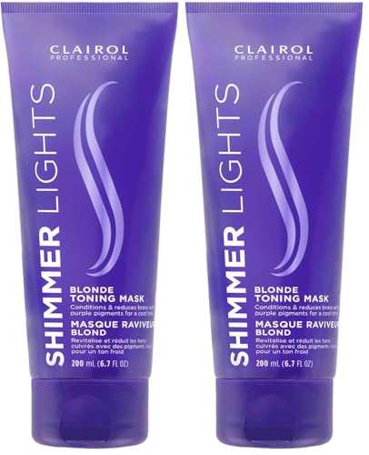 Clairol Professional Shimmer Lights Violet Toning Mask for Blonde Hair