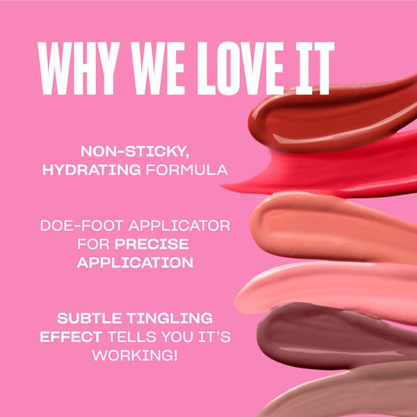 BABE ORIGINAL Plumping Lip Jelly – Hydrating High-Shine Lip Gloss