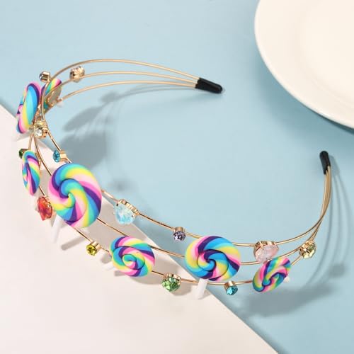 Candy Headband Costume Accessory - Lollipop & Candy Cane Christmas Prop