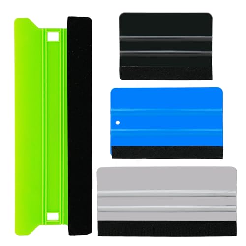 Umaki 4-Piece Squeegee Set for Vinyl Wrap and Window Tinting