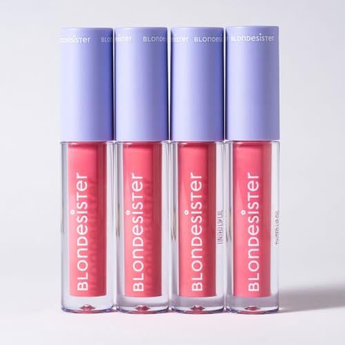 Blondesister 2-in-1 Pink Chocolate Tinted Lip Oil - Nourishing & Hydrating