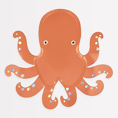 Meri Meri Under the Sea Octopus Party Plates - Pack of 8