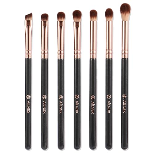 7-Piece Eye Makeup Brush Set for Precision Blending & Detailing