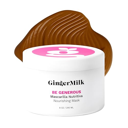 Ginger Milk Deep Conditioning Hair Mask for Dry Curly Hair - 8 oz