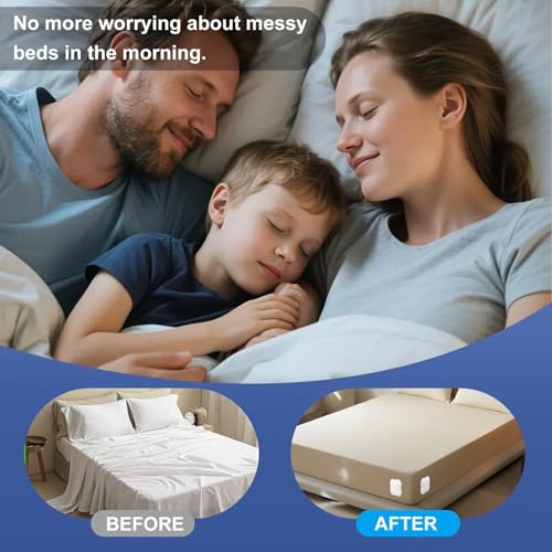Fitted Bed Sheet Holders with Twist-Lock Clips - 4 Pack