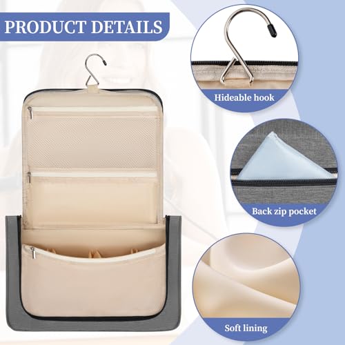 WELIDAY Travel Organizer Bag for Dyson Airwrap Styler with Hanging Hook