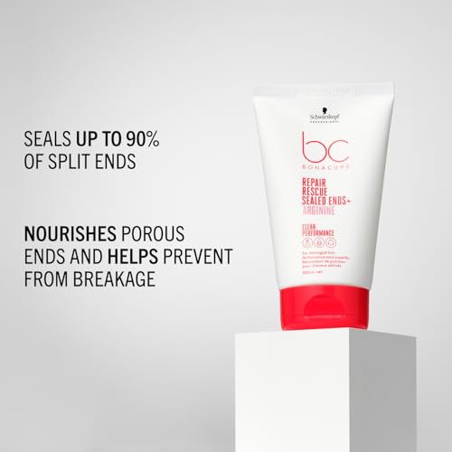 BC BONACURE Peptide Repair Rescue Sealed Ends, 3.38-Ounce (100 mL)