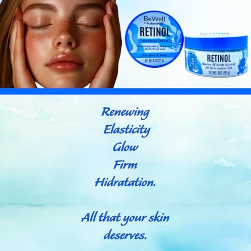 Retinol Renewing Cream 8oz - Anti-Aging Hydrating Formula