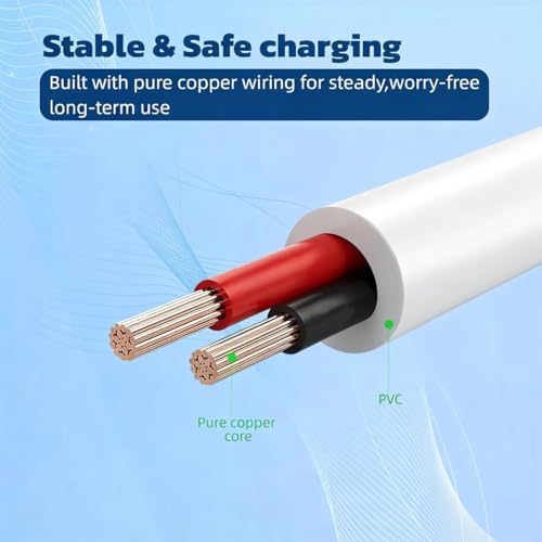 Replacement Charger Cord for Bitvae & Fairywill Electric Toothbrushes