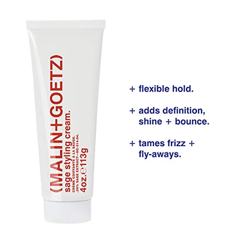 MALIN+GOETZ Sage Styling Cream | Flexible Hold & Shine for All Hair Types