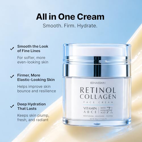 EnaSkin Retinol & Collagen Anti-Aging Face Cream for Wrinkles