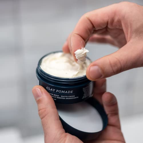 Oars + Alps Clay Hair Pomade for Men, Medium Hold & Matte Finish, 2oz